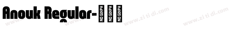 Anouk Regular字体转换